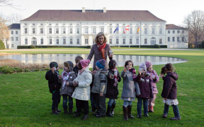 Ein Nachmittag im Bundespräsidialamt mit Frau Bettina Wulff im Schloss Bellevue