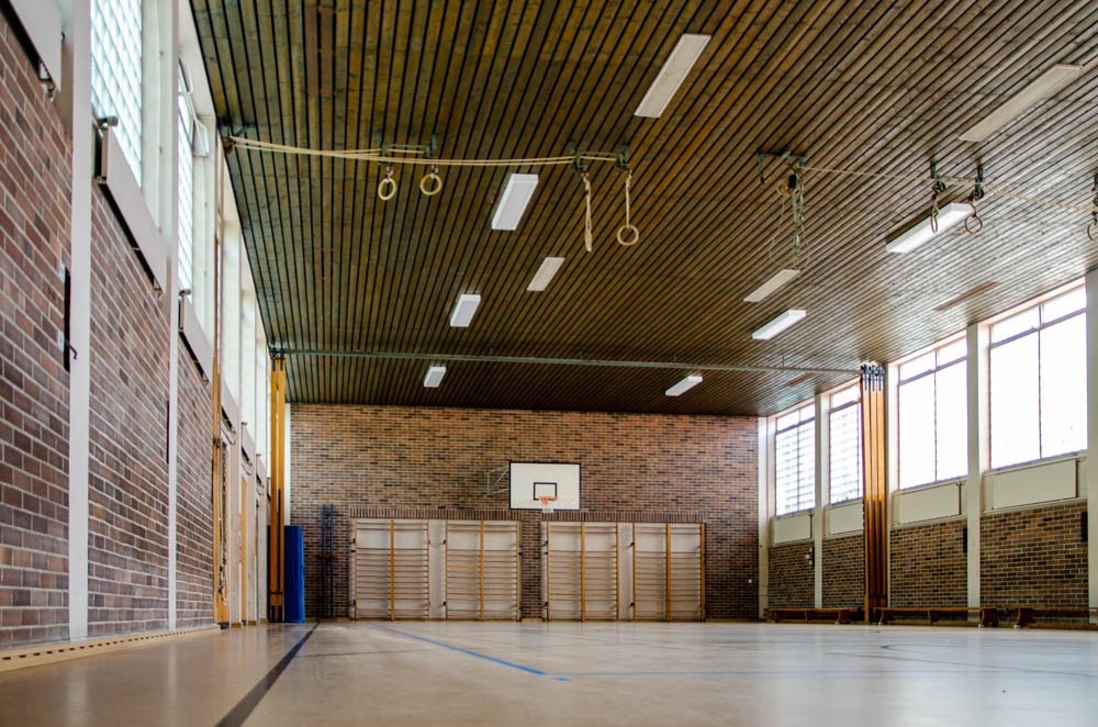 Foto Turnhalle - Blick von unten